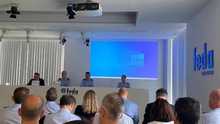 AAS asiste a unas charlas sobre el Proyecto BACSI en la sala de FEDA, Albacete.